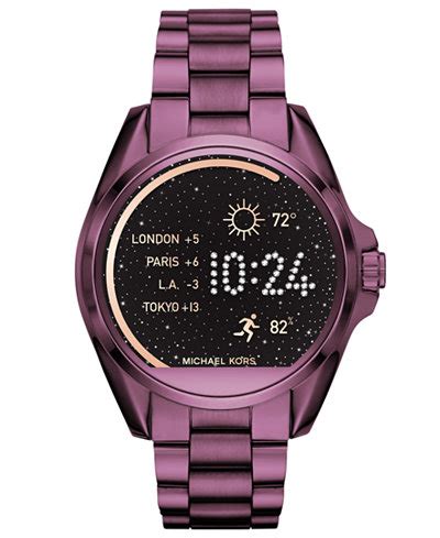 michael kors bradshaw plum smartwatch|Michael Kors bradshaw smartwatch instructions.